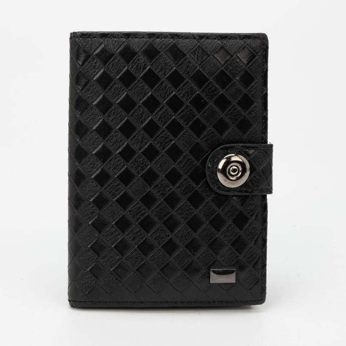 Обложка для автодокументов и паспорта на магните, цвет чёрный
Обложка для автодокументов и паспорта на магните, цвет чёрный