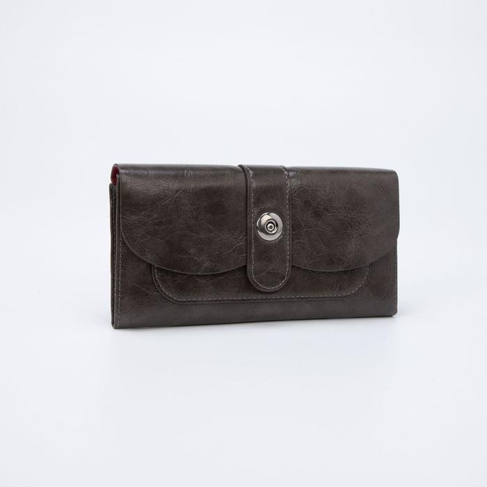 Кошелёк на магните, цвет коричневый
Кошелёк на магните, цвет коричневый