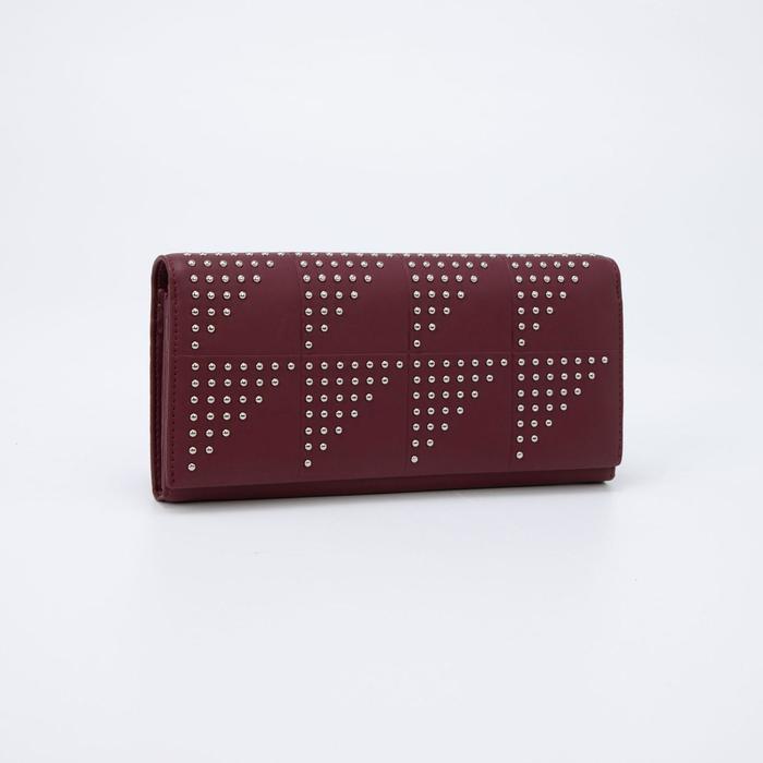 Кошелёк на магнитах, цвет бордовый
Кошелёк на магнитах, цвет бордовый