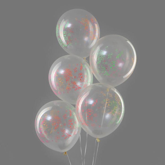 Шар воздушный прозрачный «Цветочное настроение», 50 шт., 12"
Шар воздушный прозрачный «Цветочное настроение», 50 шт., 12"