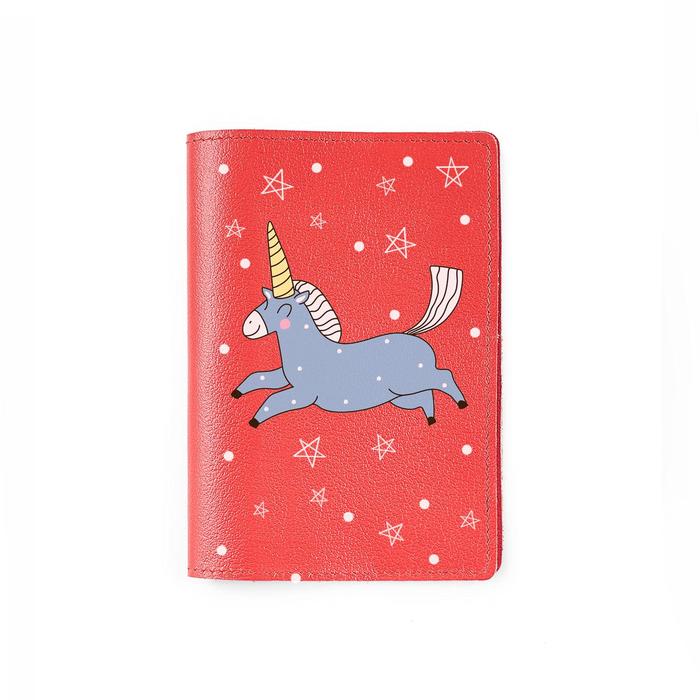 Обложка на паспорт "Единорог", красная
Обложка на паспорт "Единорог", красная