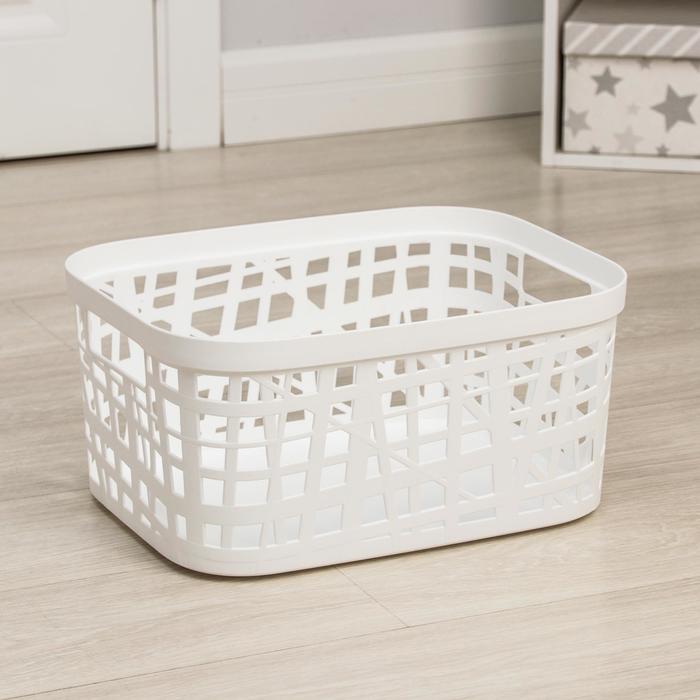 Корзина для хранения «ХАОС», 22 л, 42,5×32×20,3 см, цвет белый
Корзина для хранения «ХАОС», 22 л, 42,5×32×20,3 см, цвет белый