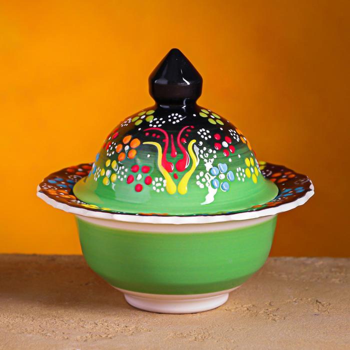 Сахарница "Рельеф зеленый" 0,15 л
Сахарница "Рельеф зеленый" 0,15 л