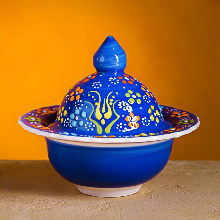 Сахарница "Рельеф синий" 0,15 л
Сахарница "Рельеф синий" 0,15 л