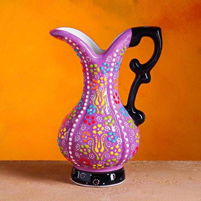 Ваза "Рельеф фиолетовый" с ручкой, 20 см
Ваза "Рельеф фиолетовый" с ручкой, 20 см