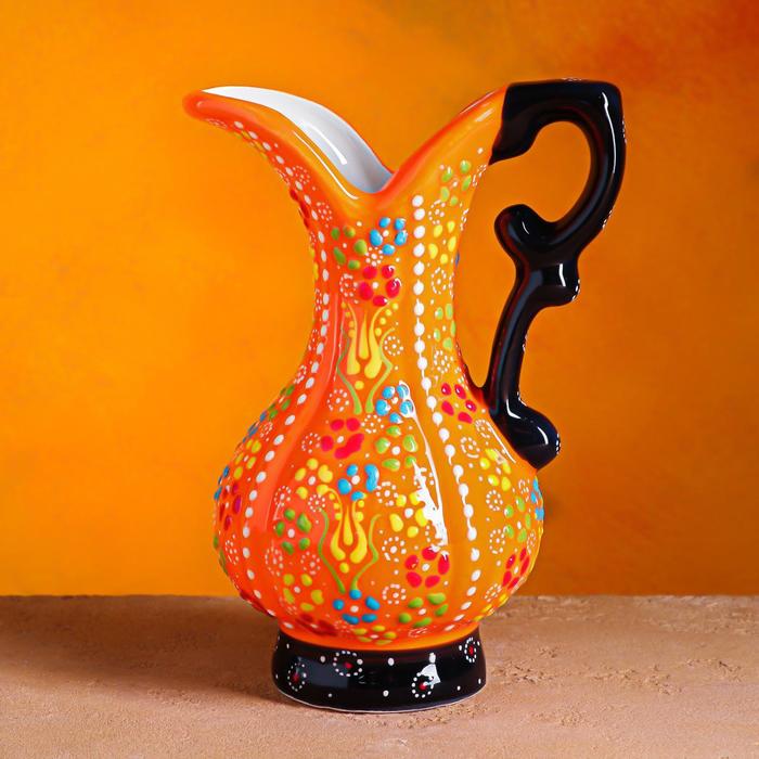 Ваза "Рельеф оранжевый" с ручкой, 20 см
Ваза "Рельеф оранжевый" с ручкой, 20 см