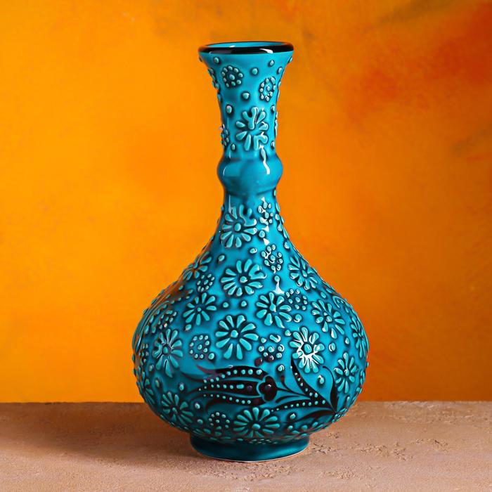 Ваза "Бирюзовый тюльпан" 20 см
Ваза "Бирюзовый тюльпан" 20 см