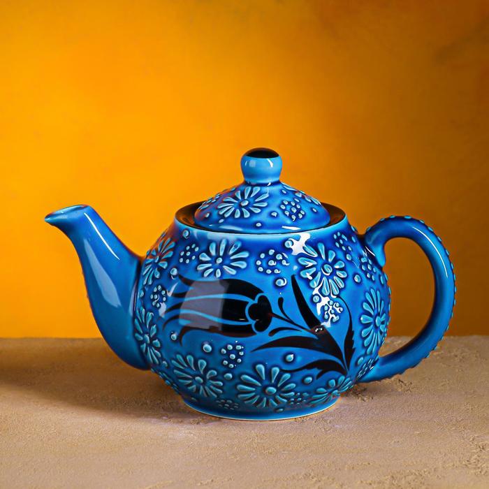 Чайник "Синий тюльпан" средний, 0,7 л
Чайник "Синий тюльпан" средний, 0,7 л