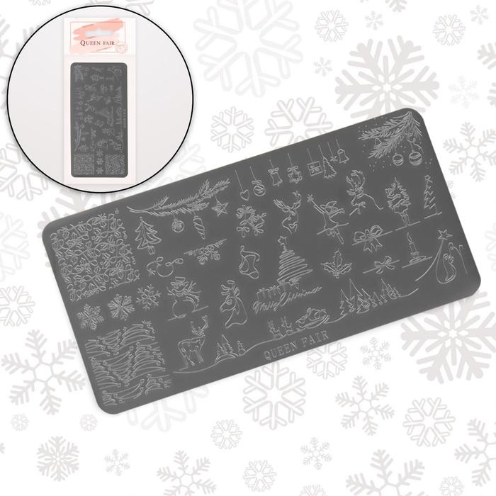 Диск для стемпинга металлический «Рождество», 12 × 6 см
Диск для стемпинга металлический «Рождество», 12 × 6 см