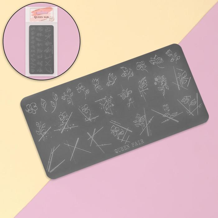 Диск для стемпинга металлический «Геометрия цветов», 12 × 6 см
Диск для стемпинга металлический «Геометрия цветов», 12 × 6 см