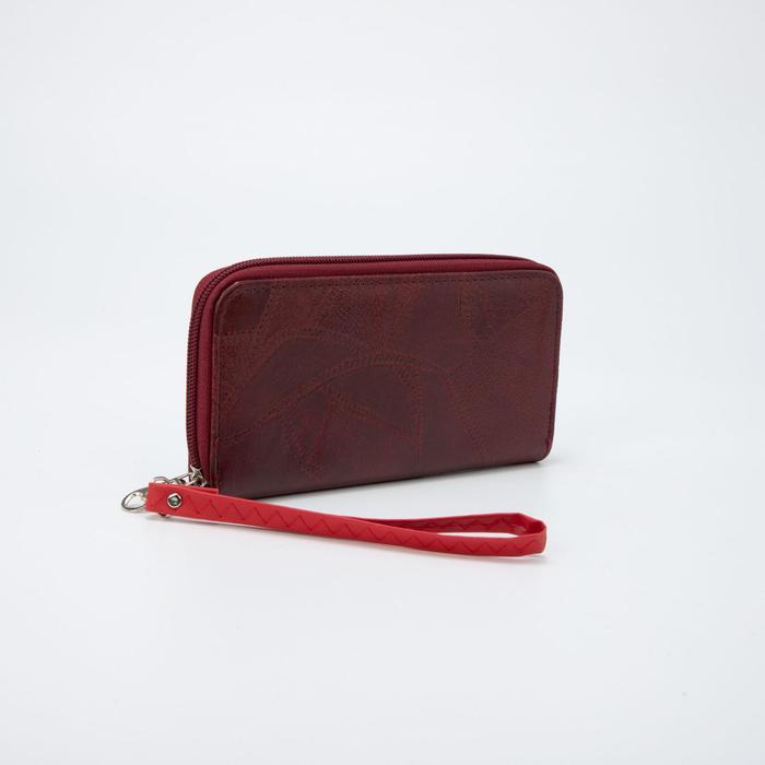 Кошелёк женский, 3 отдела на молнии, цвет бордовый
Кошелёк женский, 3 отдела на молнии, цвет бордовый