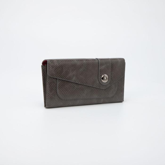 Кошелёк женский, 2 отдела на магнитах, цвет серый
Кошелёк женский, 2 отдела на магнитах, цвет серый
