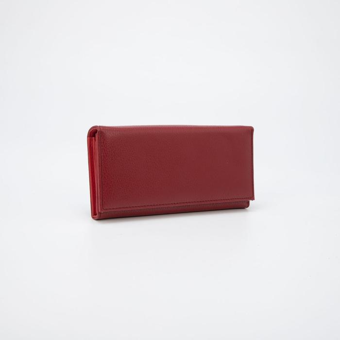 Кошелёк на кнопке, цвет красный
Кошелёк на кнопке, цвет красный