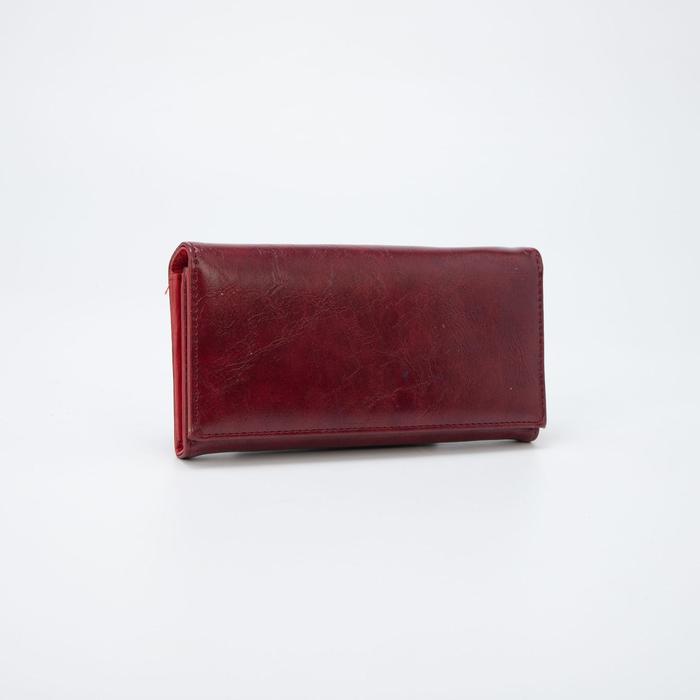 Кошелёк женский, 3 отдела на магнитах, цвет бордовый
Кошелёк женский, 3 отдела на магнитах, цвет бордовый