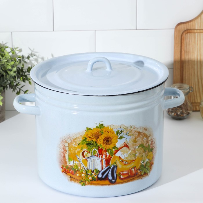 Кастрюля эмалированная, 11,5 л, деколь МИКС
Кастрюля эмалированная, 11,5 л, деколь МИКС