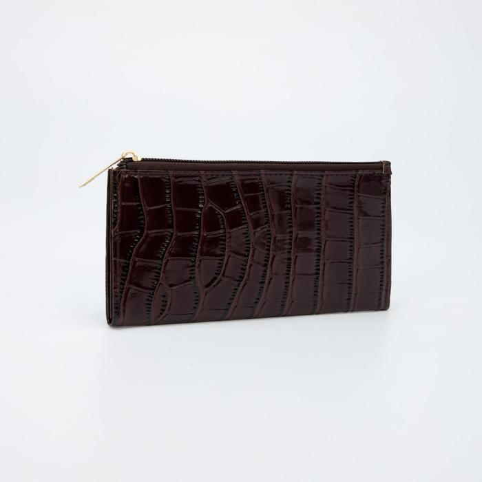 Кошелёк женский, отдел на молнии, цвет кофе
Кошелёк женский, отдел на молнии, цвет кофе