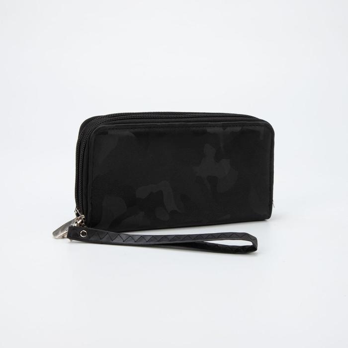 Кошелёк женский, 4 отдела на молнии, цвет чёрный
Кошелёк женский, 4 отдела на молнии, цвет чёрный