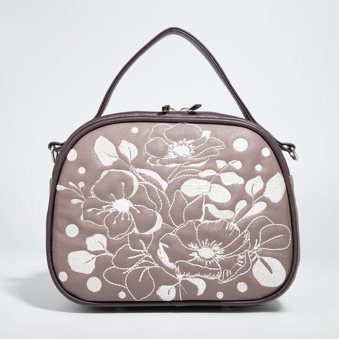 Сумка-саквояж на молнии, цвет коричневый
Сумка-саквояж на молнии, цвет коричневый