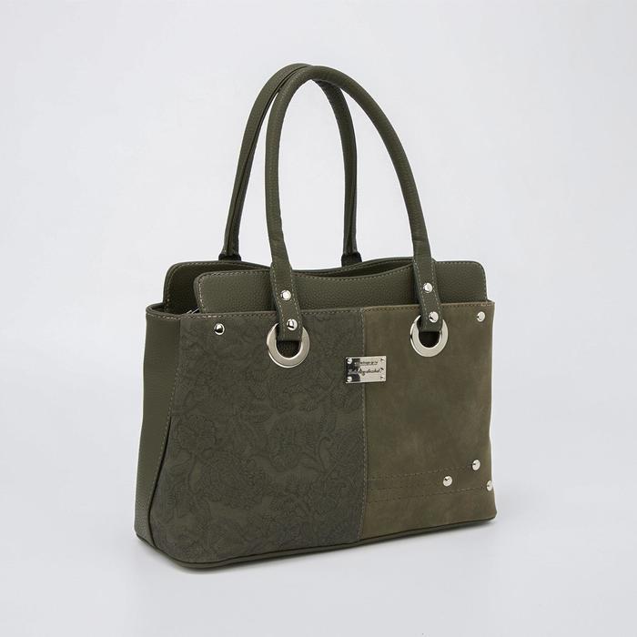 Сумка-тоут на молнии, цвет зелёный
Сумка-тоут на молнии, цвет зелёный