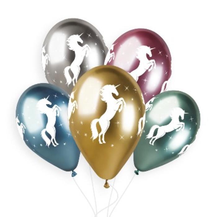 Шар латексный 14" «Единорог», хром, набор 5 шт., МИКС
Шар латексный 14" «Единорог», хром, набор 5 шт., МИКС