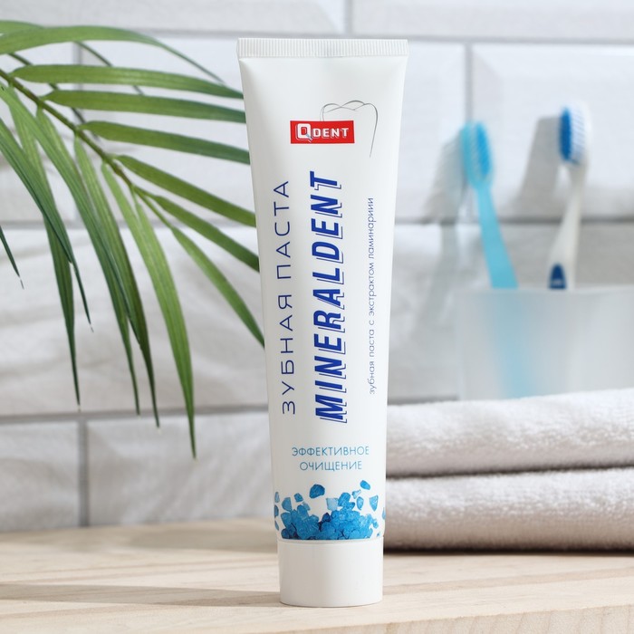 Зубная паста Qdent Mineraldent, в футляре, 124 г
Зубная паста Qdent Mineraldent, в футляре, 124 г