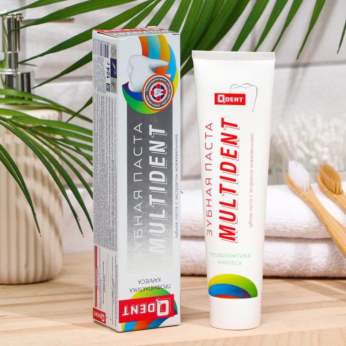 Зубная паста Qdent Multident, 124 г
Зубная паста Qdent Multident, 124 г