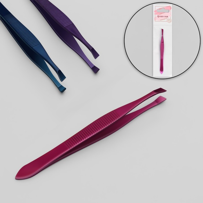 Пинцет скошенный, узкий, 9 см, цвет МИКС
Пинцет скошенный, узкий, 9 см, цвет МИКС