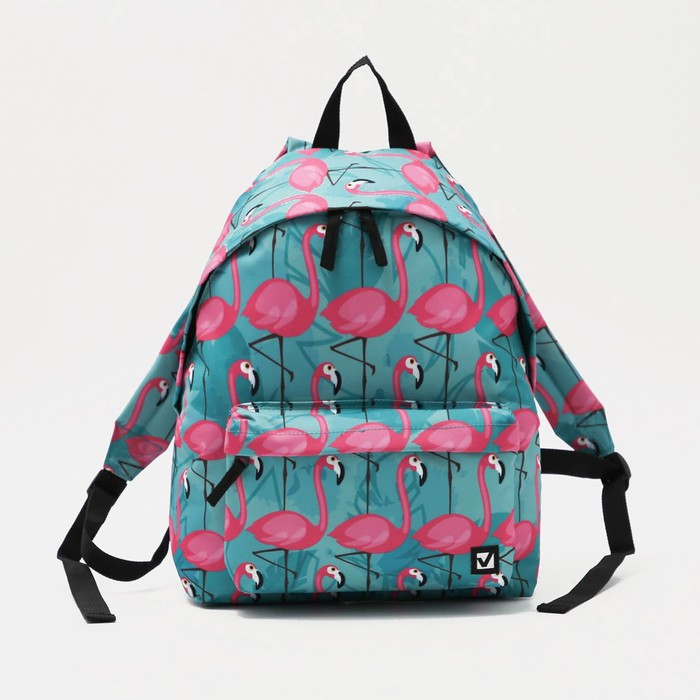 Рюкзак, отдел на молнии, наружный карман, цвет бирюзовый, «Фламинго»
Рюкзак, отдел на молнии, наружный карман, цвет бирюзовый, «Фламинго»