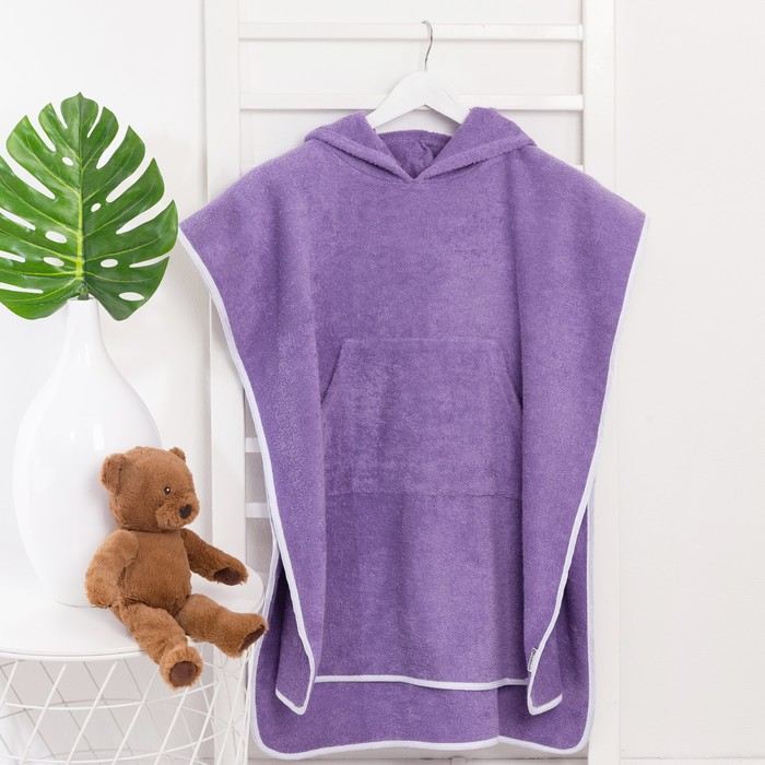 Полотенце-пончо с карманом Крошка Я, цвет сиреневый, размер 32-38, 100 % хлопок, 320 г/м2
Полотенце-пончо с карманом Крошка Я, цвет сиреневый, размер 32-38, 100 % хлопок, 320 г/м2