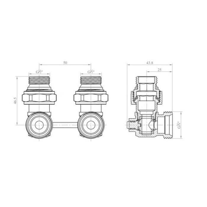 Узел подключения радиатора Ogint 022-4040, 1/2"x3/4, PN 10, для двухтрубной системы, угловой
Узел подключения радиатора Ogint 022-4040, 1/2"x3/4, PN 10, для двухтрубной системы, угловой