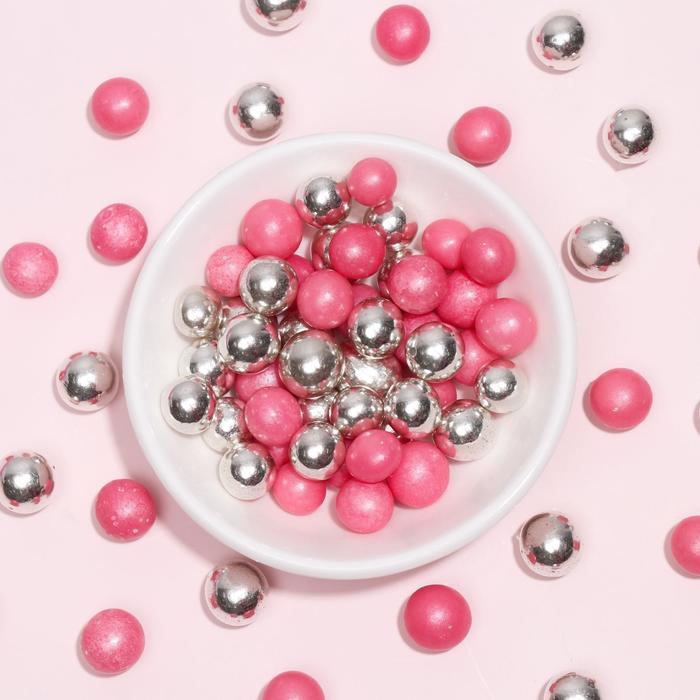 Кондитерские посыпки, микс, розовый 10мм, 50 г
Кондитерские посыпки, микс, розовый 10мм, 50 г