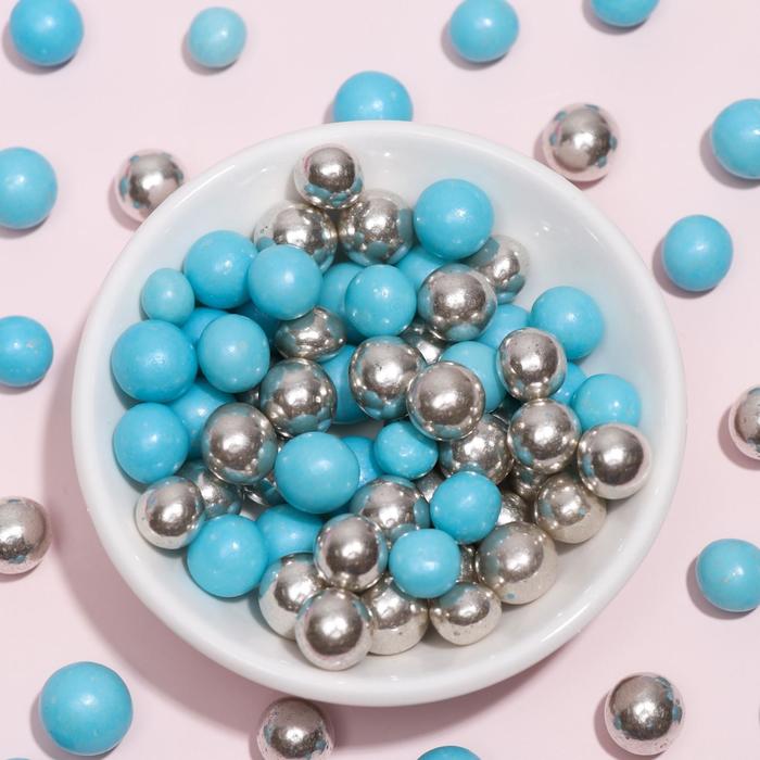 Кондитерские посыпки, микс, голубой 10мм, 50 г
Кондитерские посыпки, микс, голубой 10мм, 50 г