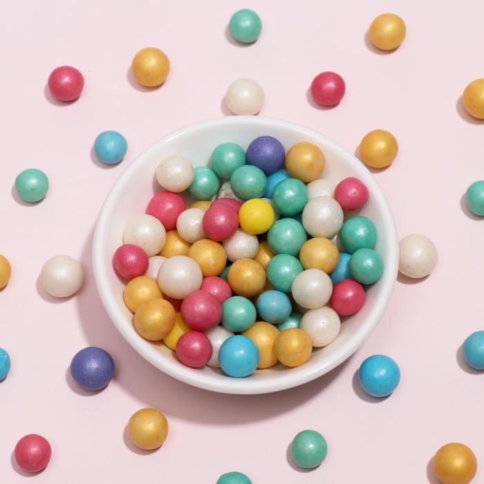 Кондитерские посыпки, “Пастель”, микс шариков 10мм, 50 г
Кондитерские посыпки, “Пастель”, микс шариков 10мм, 50 г
