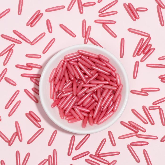 Кондитерская посыпка, палочки зеркальные, розовые, 50 г
Кондитерская посыпка, палочки зеркальные, розовые, 50 г