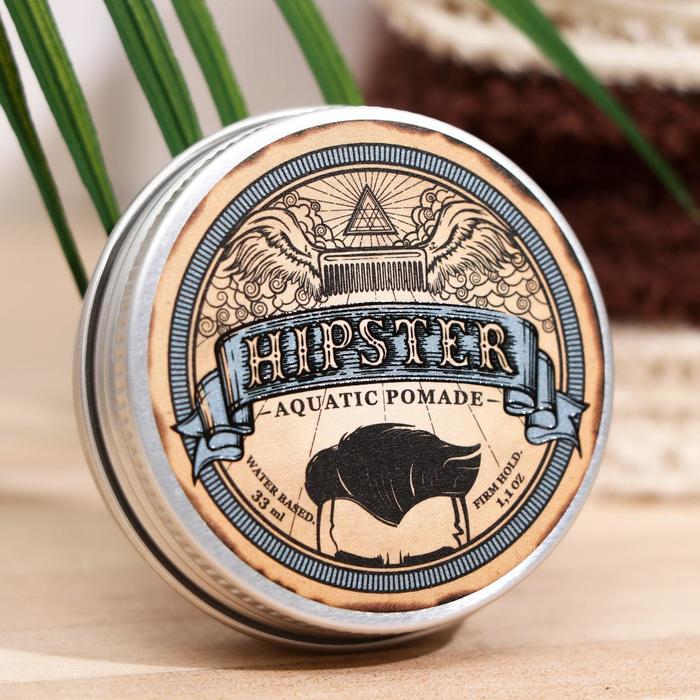 Помада на водной основе для укладки волос Hipster Aquatic pomade, классическая, 33 мл
Помада на водной основе для укладки волос Hipster Aquatic pomade, классическая, 33 мл