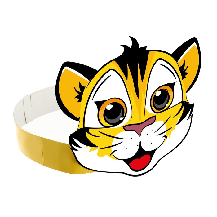 Карнавальная маска из картона «Тигрёнок», 250 г, упаковка 10 шт.
Карнавальная маска из картона «Тигрёнок», 250 г, упаковка 10 шт.