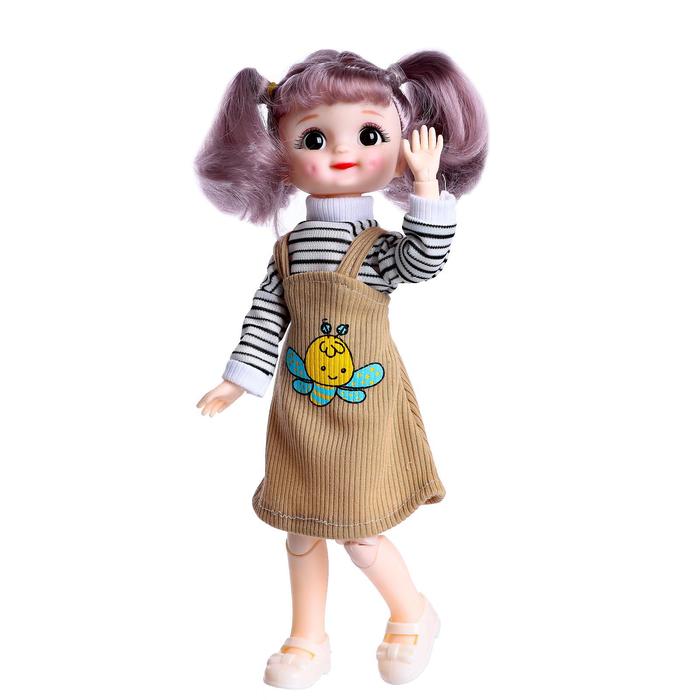 Кукла шарнирная «Мила», МИКС
Кукла шарнирная «Мила», МИКС