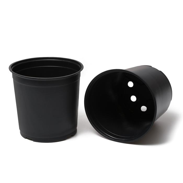 Горшок для рассады, 2 л, d = 16 см, h = 14 см, чёрный, Greengo
Горшок для рассады, 2 л, d = 16 см, h = 14 см, чёрный, Greengo