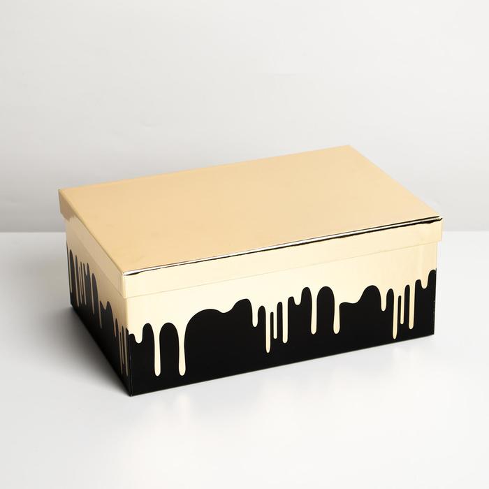 Коробка прямоугольная «Золото», 28 х 18,5 х 11.5 см
Коробка прямоугольная «Золото», 28 х 18,5 х 11.5 см