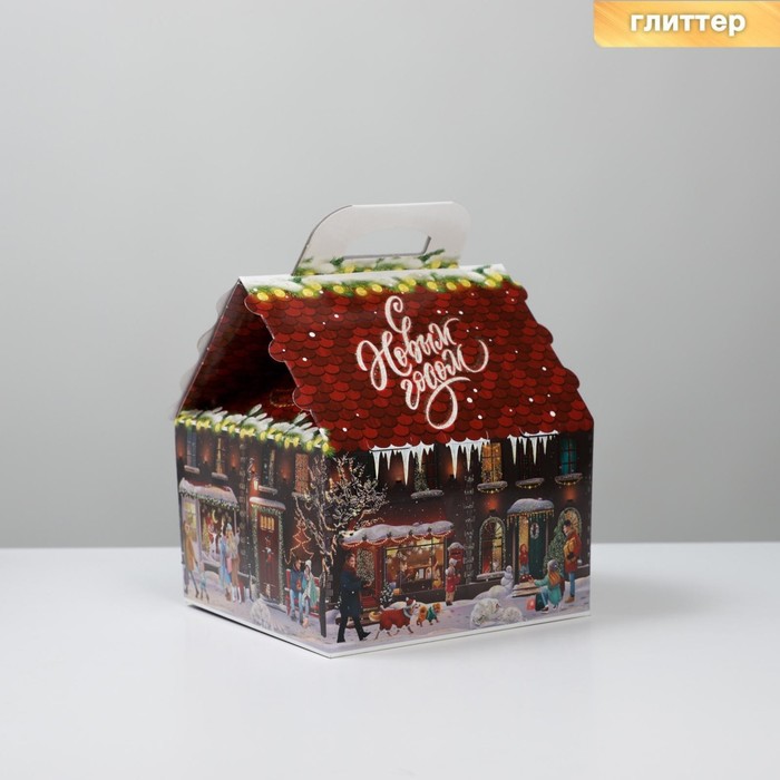Коробка складная «Город новогодний», 16,3 × 16,3 × 17,5 см
Коробка складная «Город новогодний», 16,3 × 16,3 × 17,5 см