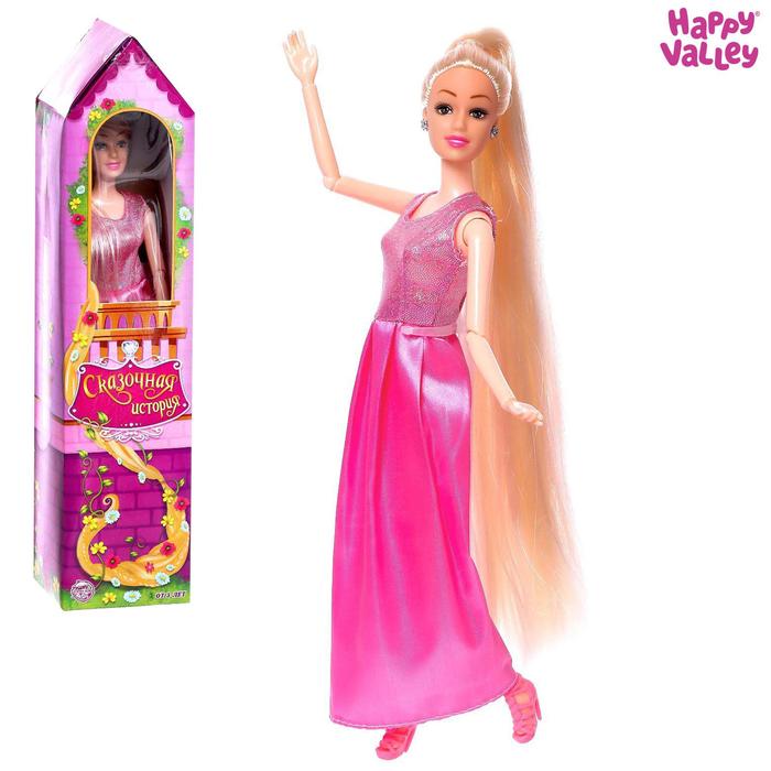 фото Кукла принцесса «сказочная история» в платье, с длинными волосами happy valley