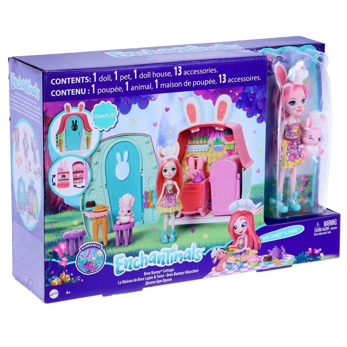 Набор игровой Энчантималс «Домик Бри Кроли»
Набор игровой Энчантималс «Домик Бри Кроли»