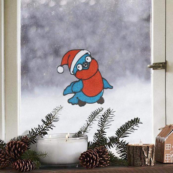 Наклейка на стекло «Снегирь», 10 х 10 см
Наклейка на стекло «Снегирь», 10 х 10 см