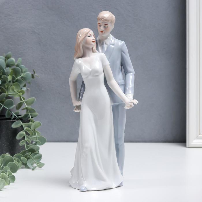 Сувенир керамика "Влюбённые - нежный взгляд" 27 см 
Сувенир керамика "Влюбённые - нежный взгляд" 27 см