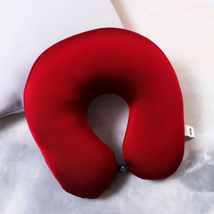 Подголовник антистресс, цвет бордовый 
Подголовник антистресс, цвет бордовый