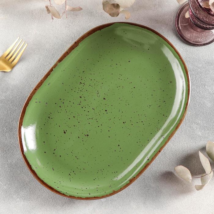 Блюдо овальное Punto verde, 30×22 см
Блюдо овальное Punto verde, 30×22 см
