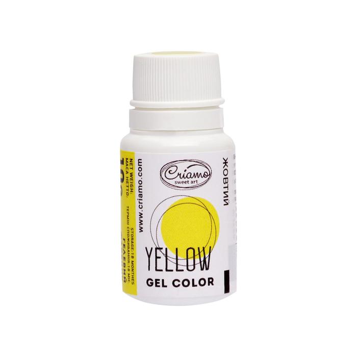 Гелевый водорастворимый краситель пищевой супермини "Criamo", Желтый, 10 г
Гелевый водорастворимый краситель пищевой супермини "Criamo", Желтый, 10 г