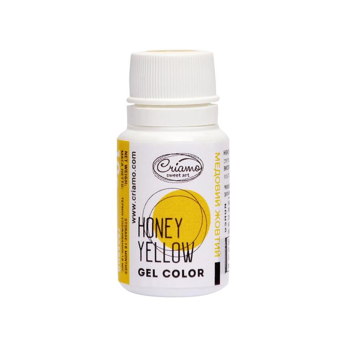 Гелевый водорастворимый краситель пищевой супермини "Criamo", Желтый Медовый, 10 г
Гелевый водорастворимый краситель пищевой супермини "Criamo", Желтый Медовый, 10 г