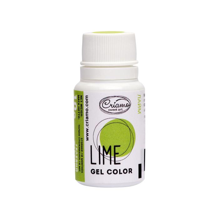 Гелевый водорастворимый краситель пищевой супермини "Criamo", Лайм, 10 г
Гелевый водорастворимый краситель пищевой супермини "Criamo", Лайм, 10 г