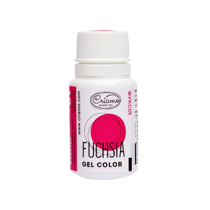 Гелевый водорастворимый краситель пищевой супермини "Criamo", Фуксия, 10 г
Гелевый водорастворимый краситель пищевой супермини "Criamo", Фуксия, 10 г